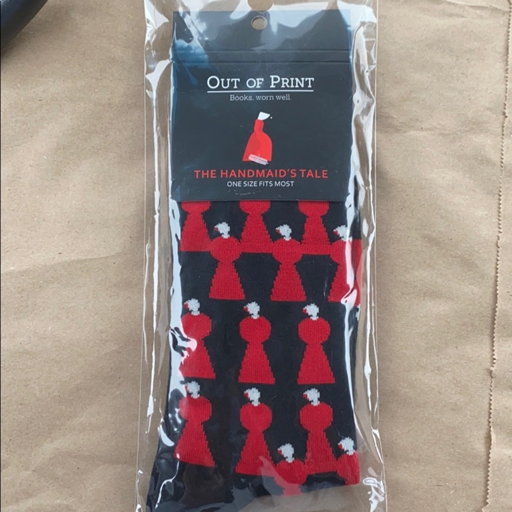 Handmaids tale tall socks